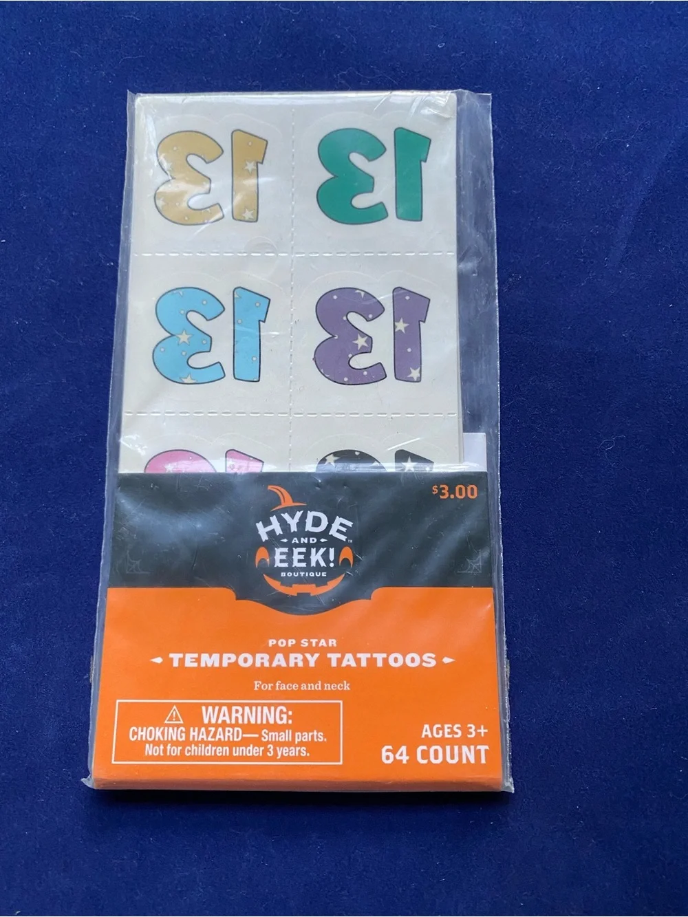 New Halloween Hyde & Eek! 13 Temporary Tattoos